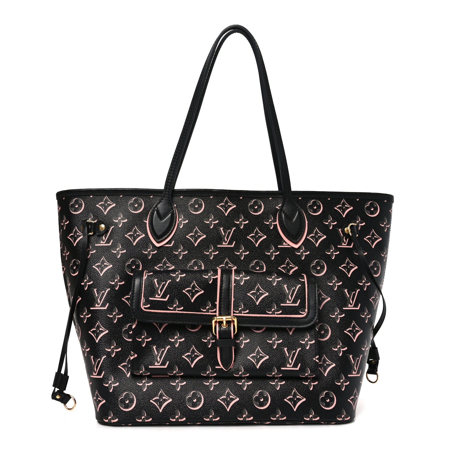 Monogram Fall For You Neverfull MM Black