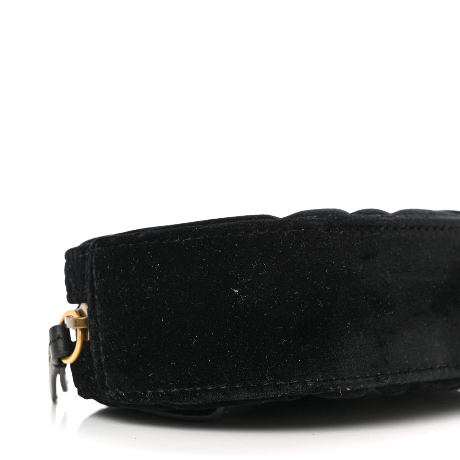Velvet Matelasse GG Marmont Belt Bag 85 34 Black