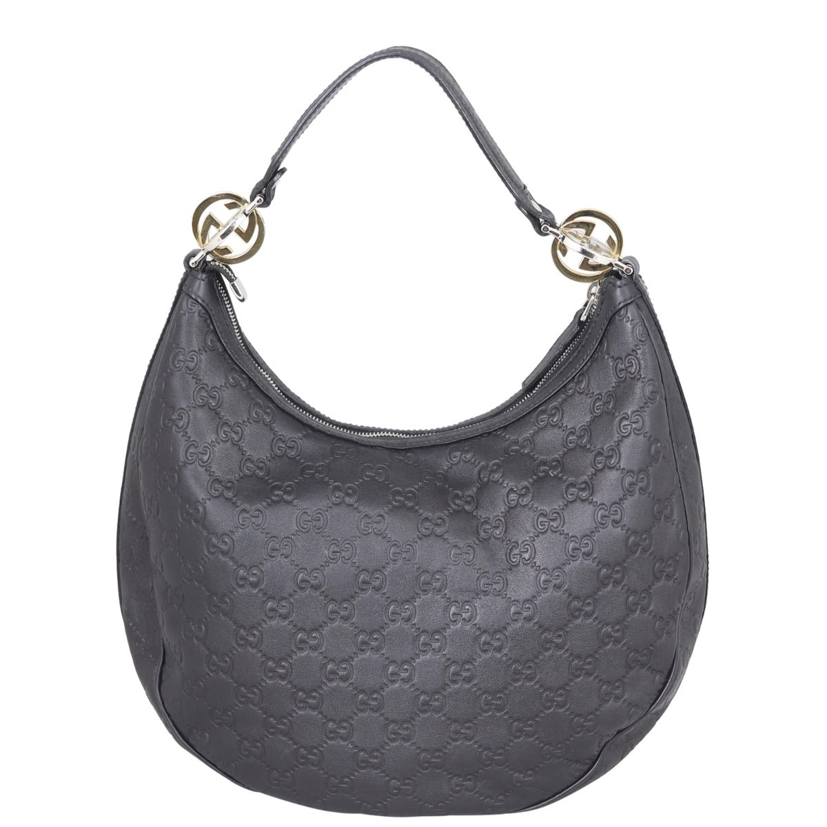 Gucci Guccissima GG Twins Hobo Medium