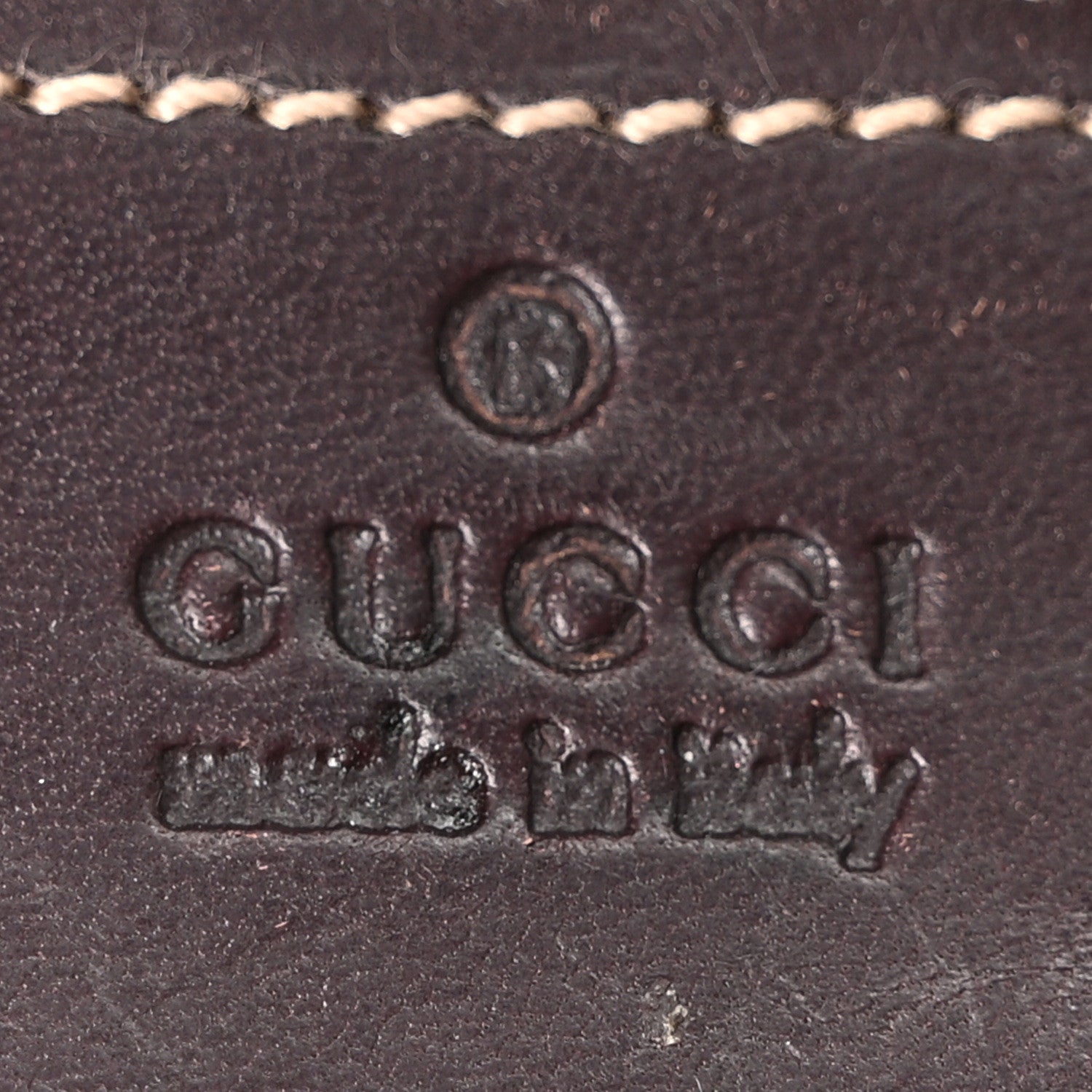 GG Supreme Monogram Small Flat Messenger Bag Dark Brown
