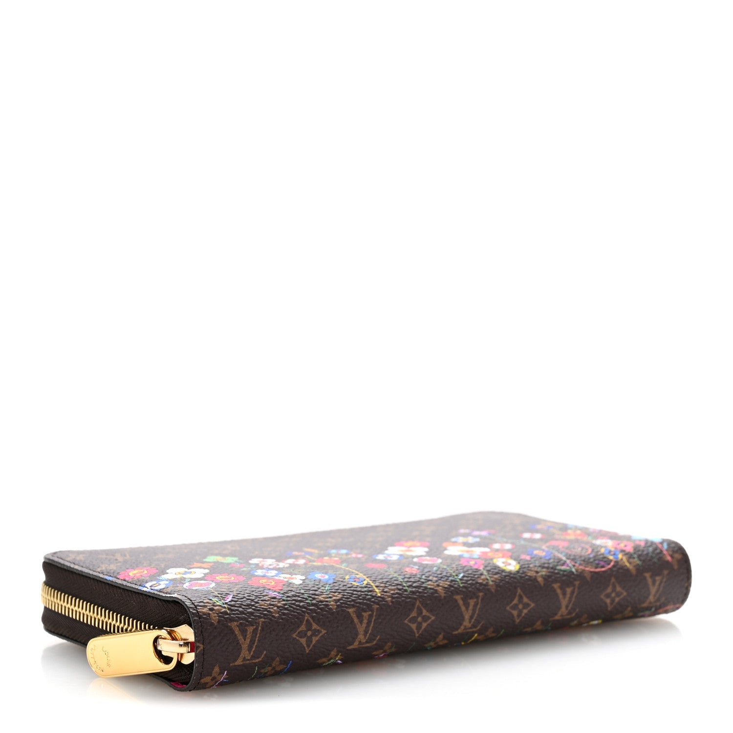 LV X TM Monogram Flowers Zippy Wallet