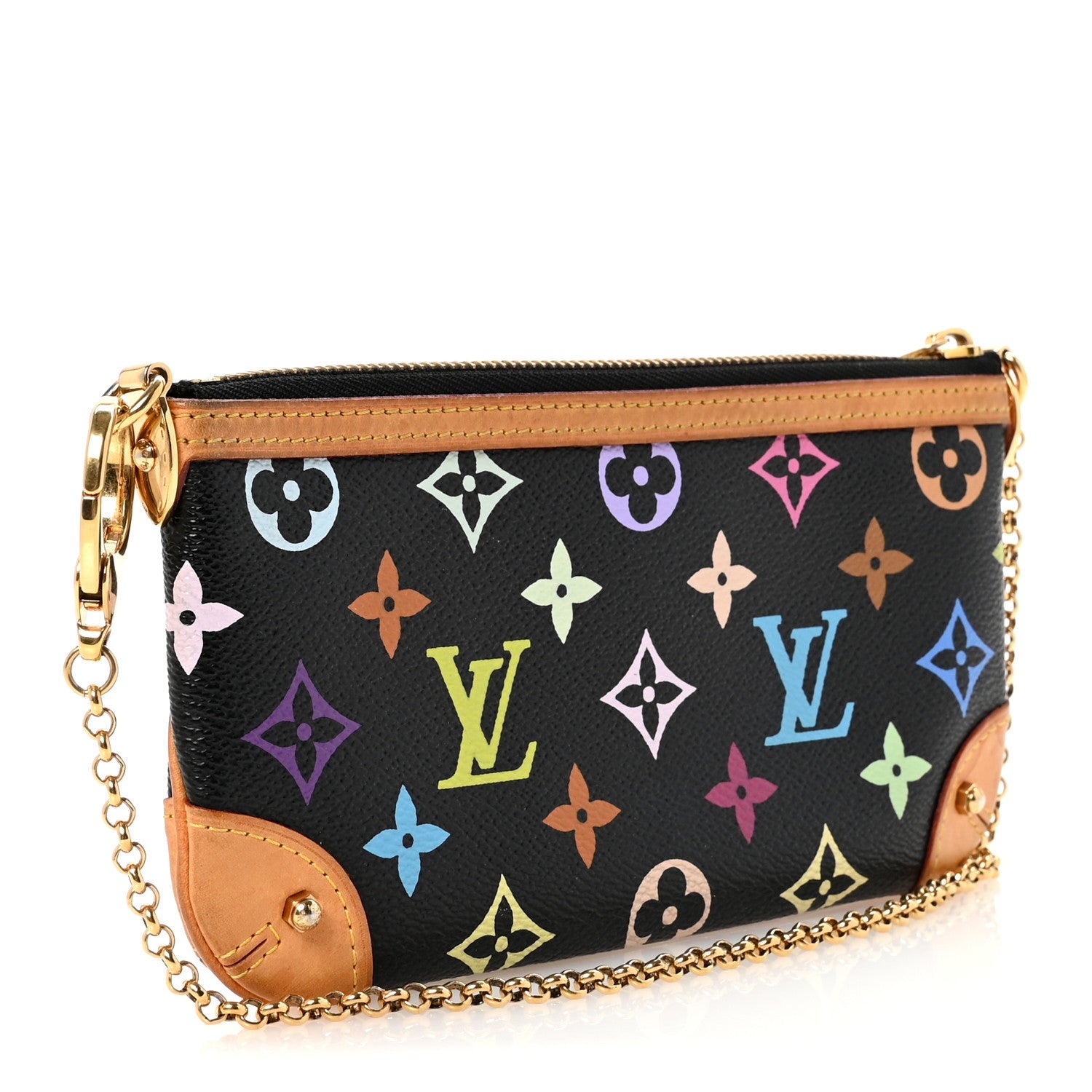 Monogram Multicolor Pochette Milla MM Black