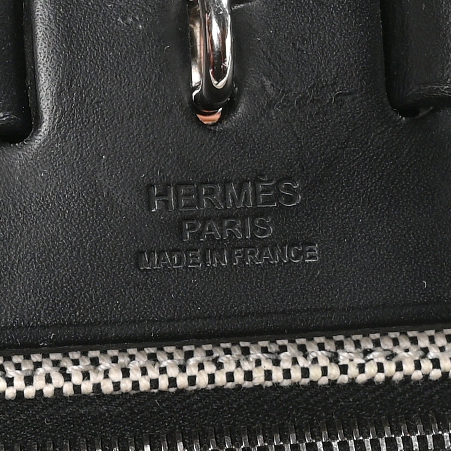 Toile H Berline Vache Hunter Herbag Zip PM 31 Black Ecru