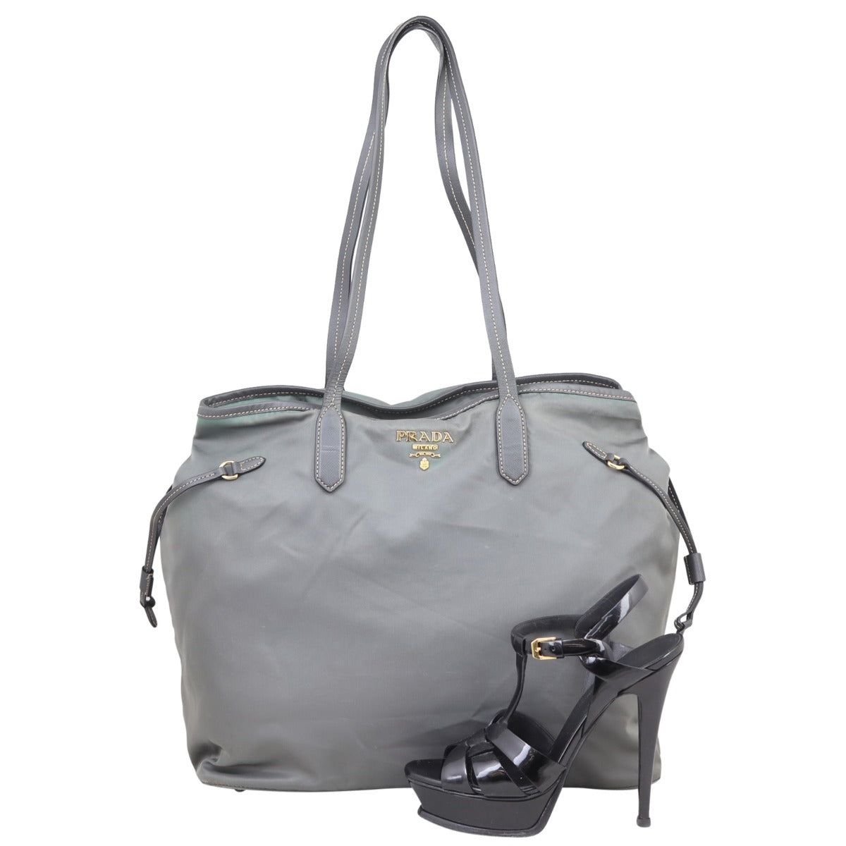 Prada Tessuto Saffiano Shopping Tote