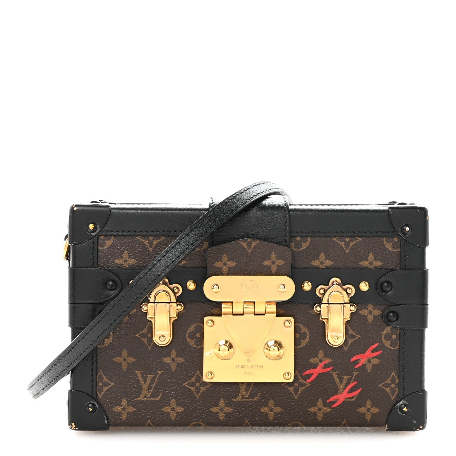 Monogram Petite Malle Black