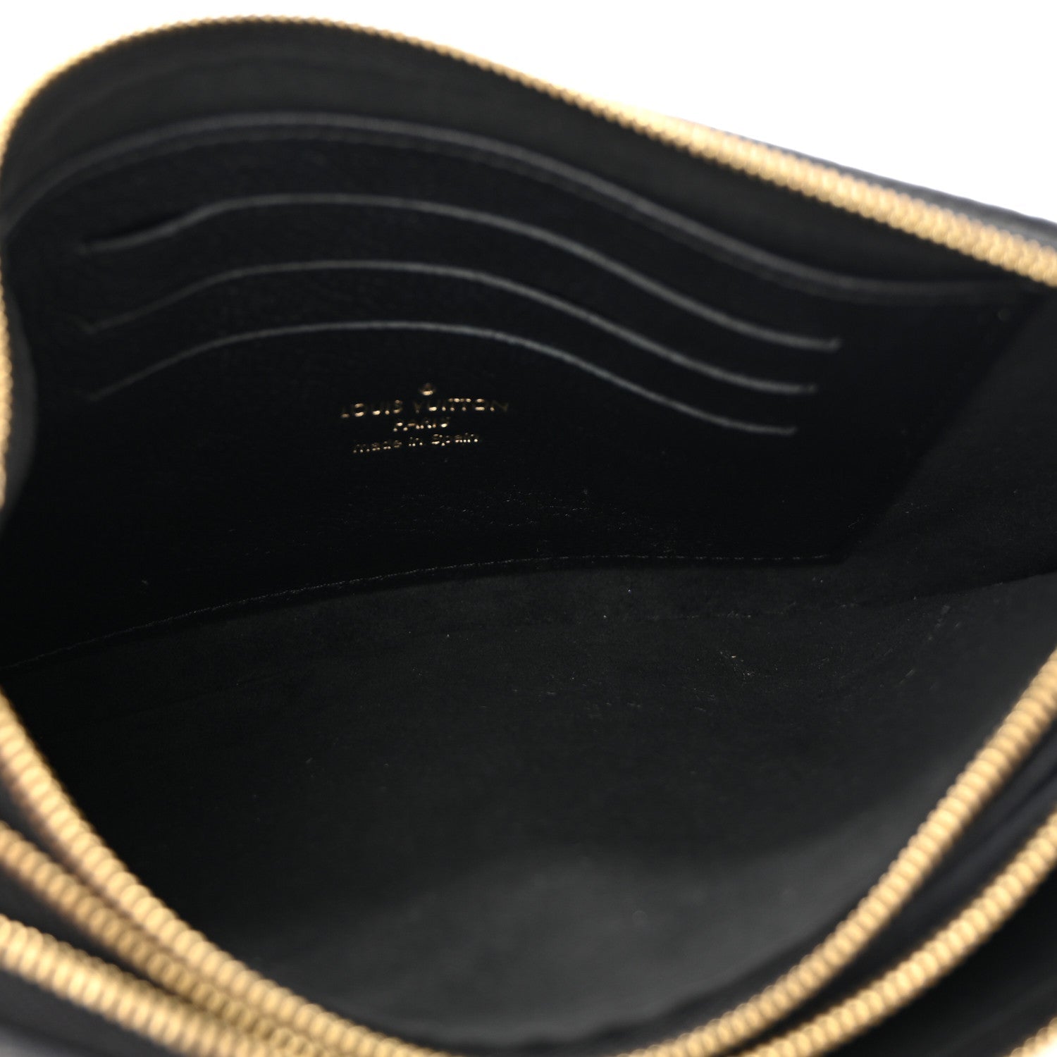 Empreinte Double Zip Pochette Black