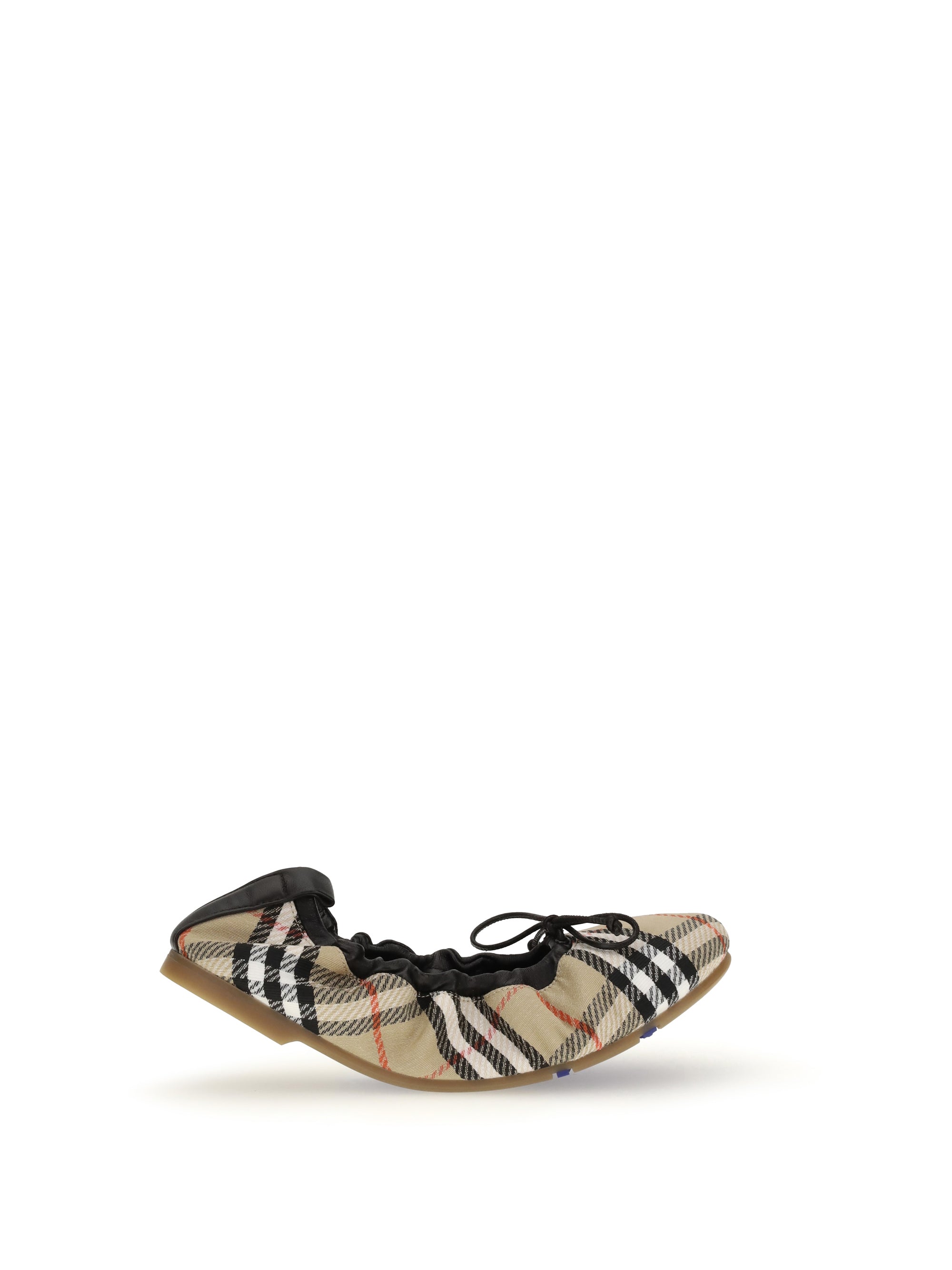 fawn check ballerinas