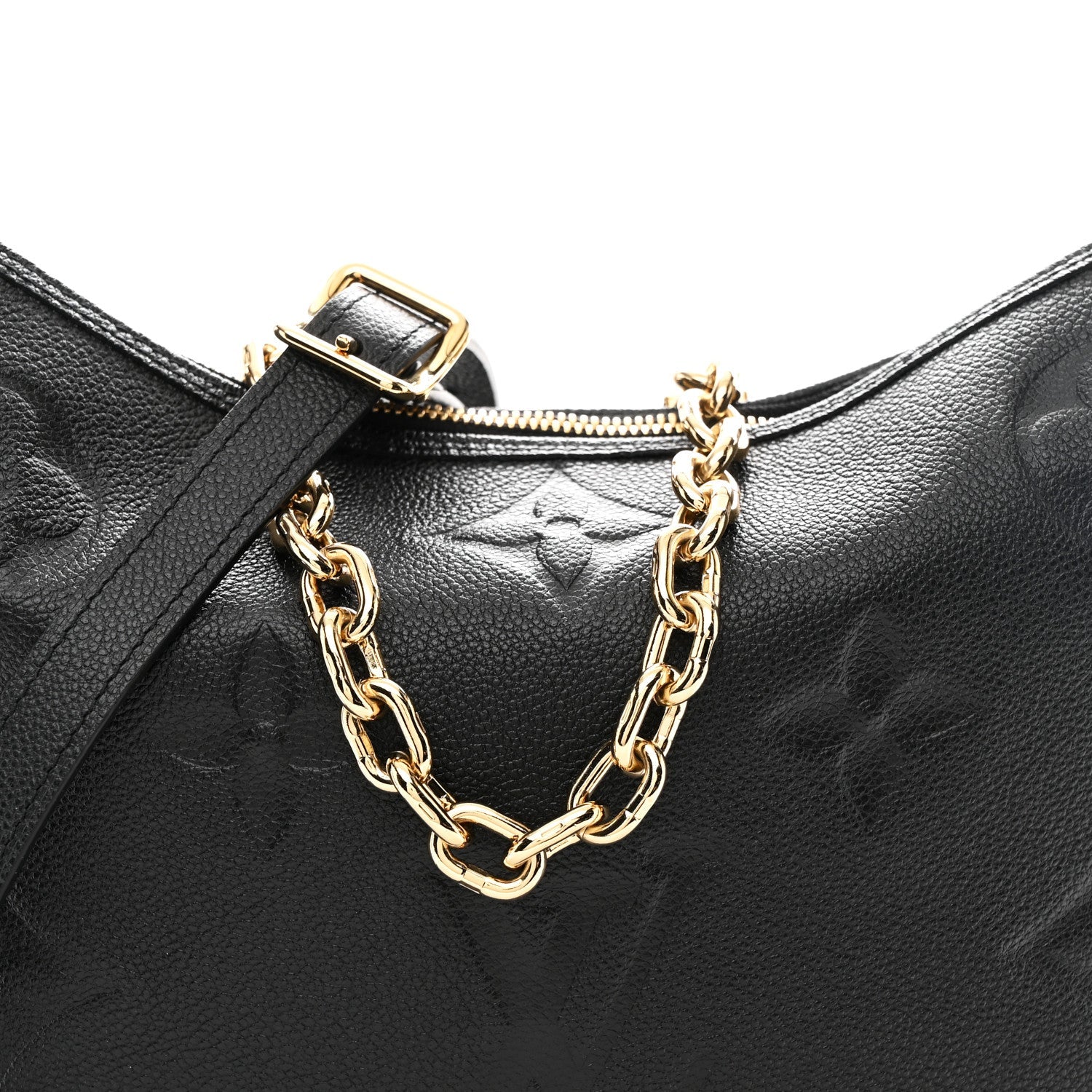 Empreinte Monogram Giant Loop Hobo Black