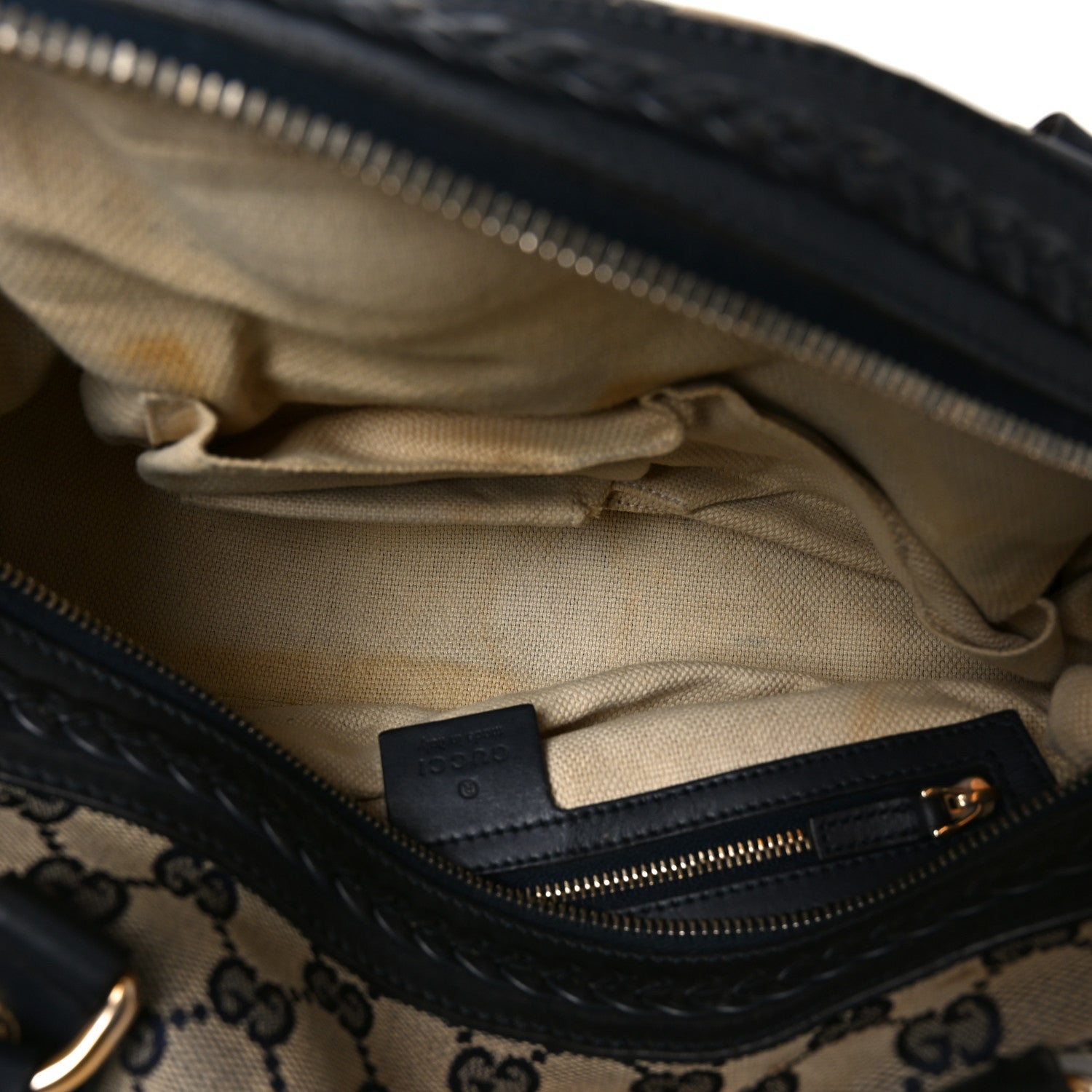 Monogram Brick Lane Small Boston Navy