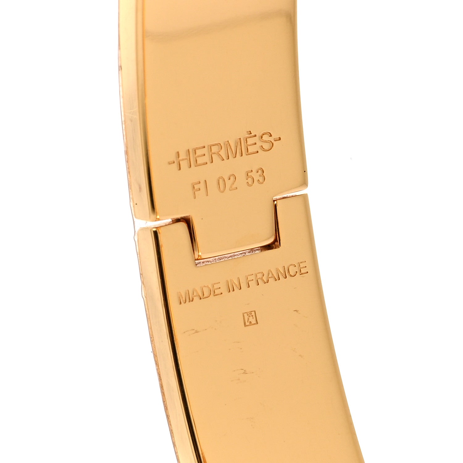 Matte Enamel Narrow Clic Clac HH Bracelet T4 Orange