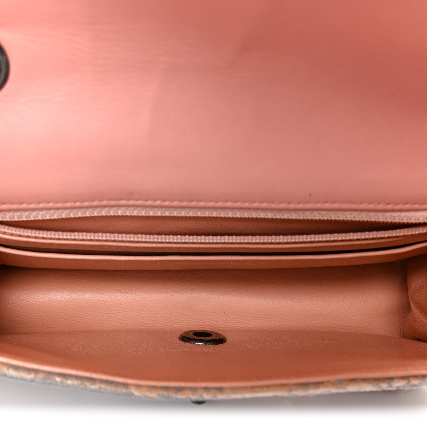 Sequin Mini Flap Light Orange Grey