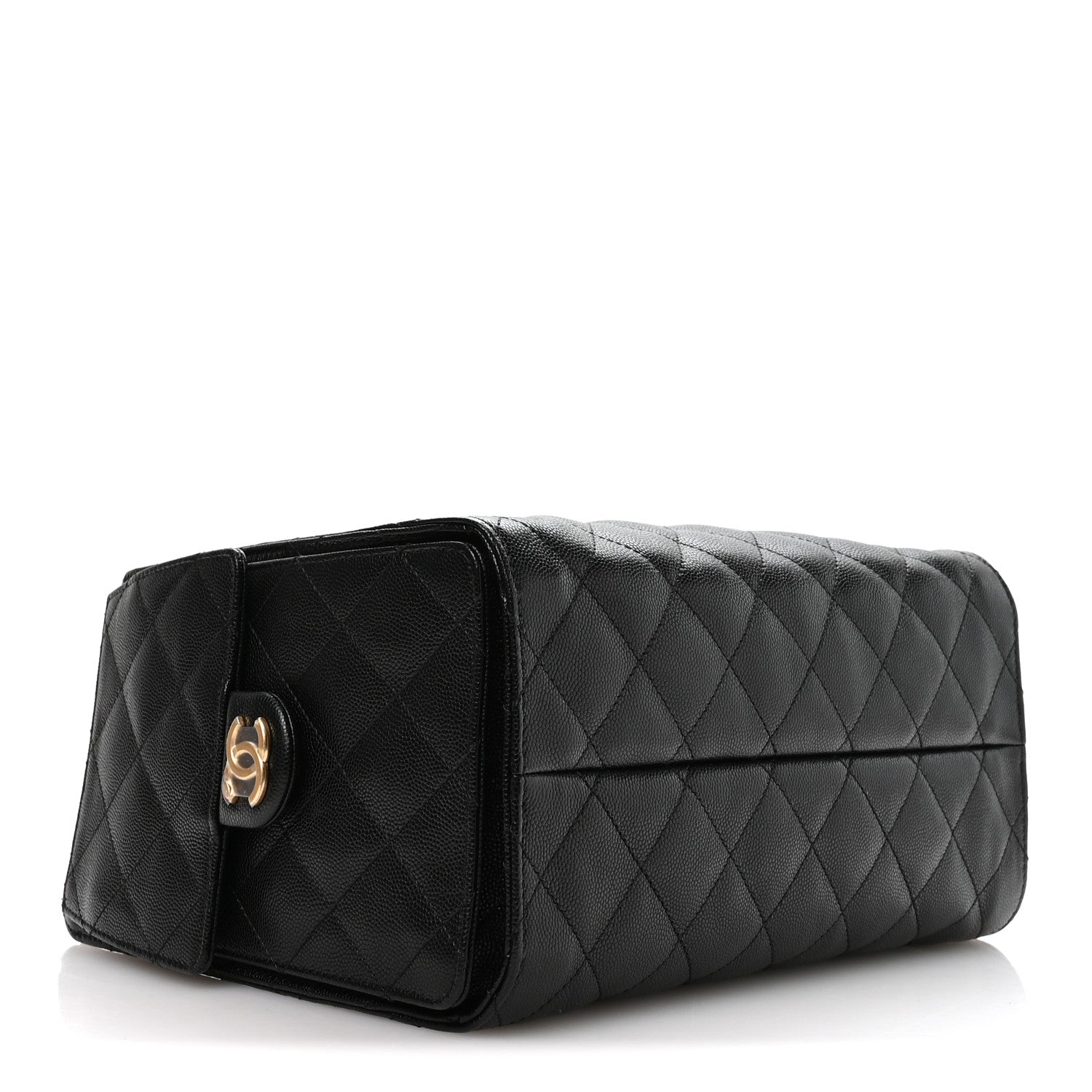 Caviar Quilted Small Chanel 25 Handbag Black