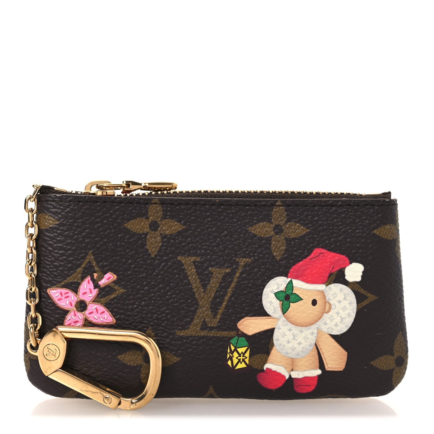 Monogram 2024 Christmas Animation Candy Factory Key Pouch Candy Red