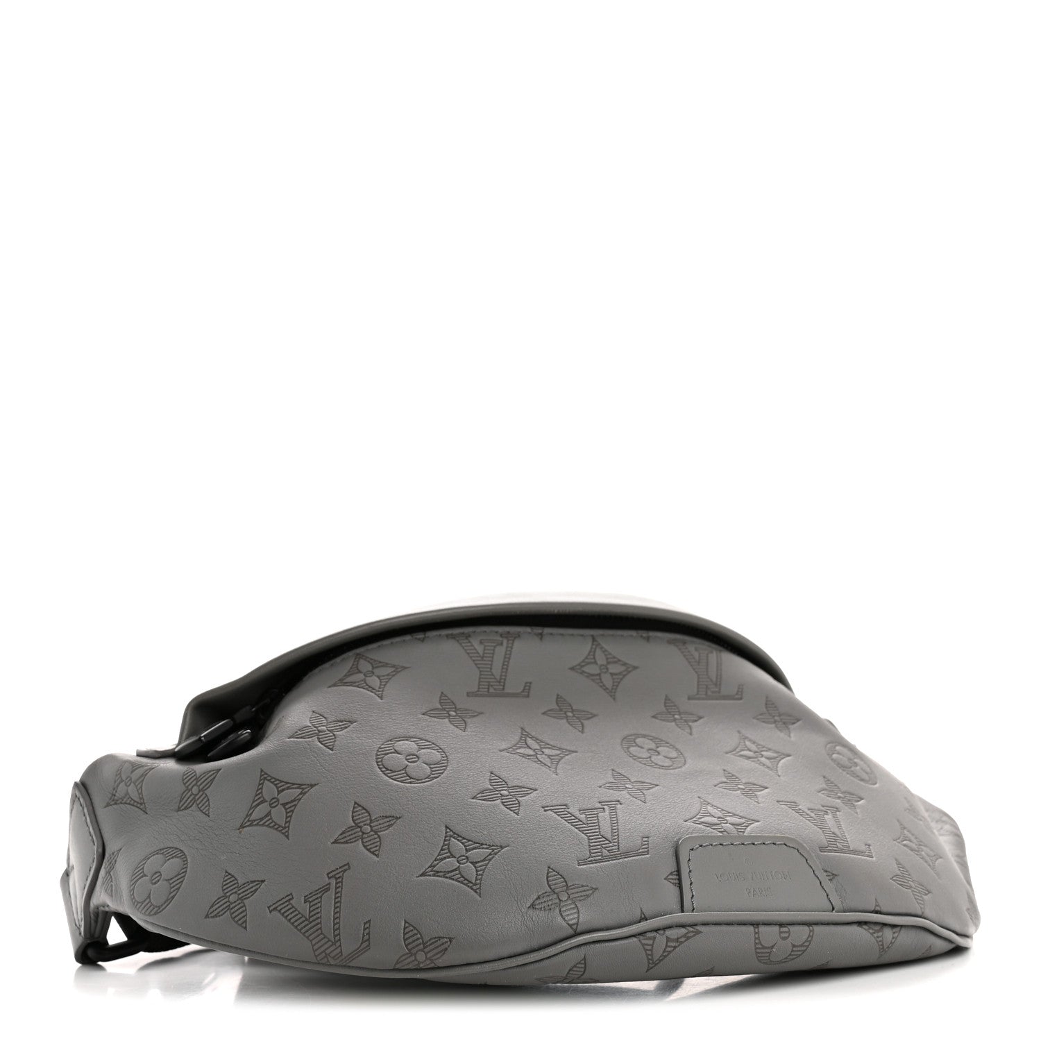 Calfskin Monogram Shadow Discovery Bumbag PM Gray