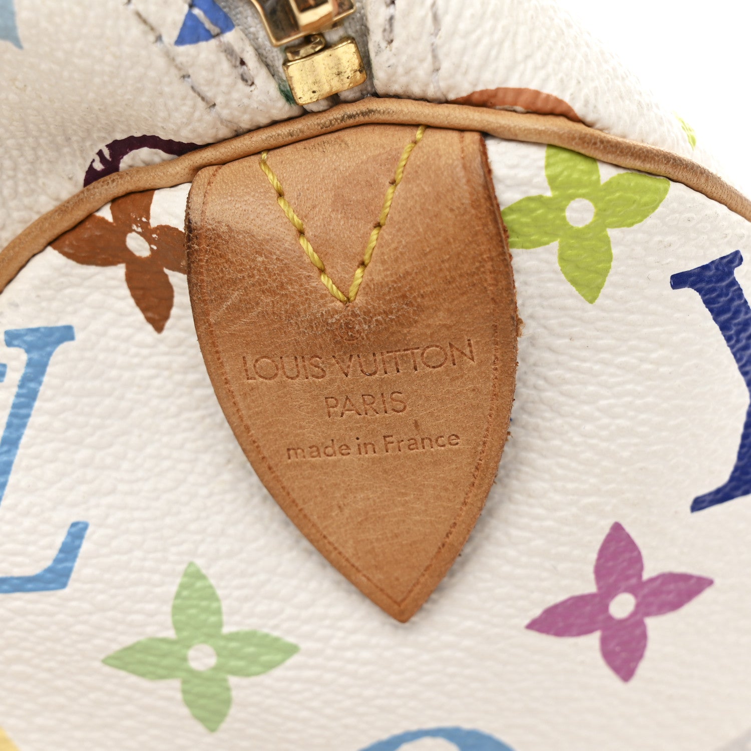 Monogram Multicolor Speedy 30 White