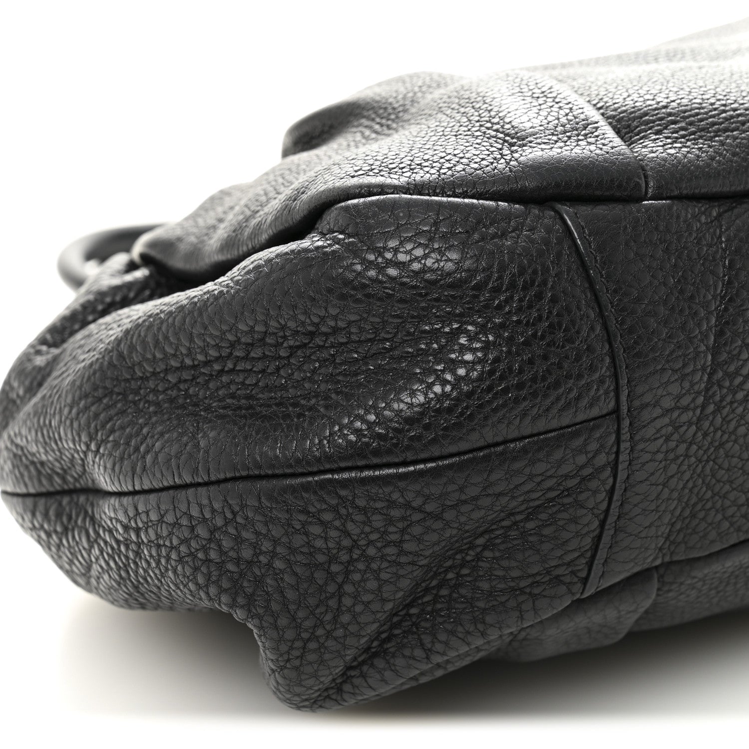 Vitello Daino Shoulder Bag Black