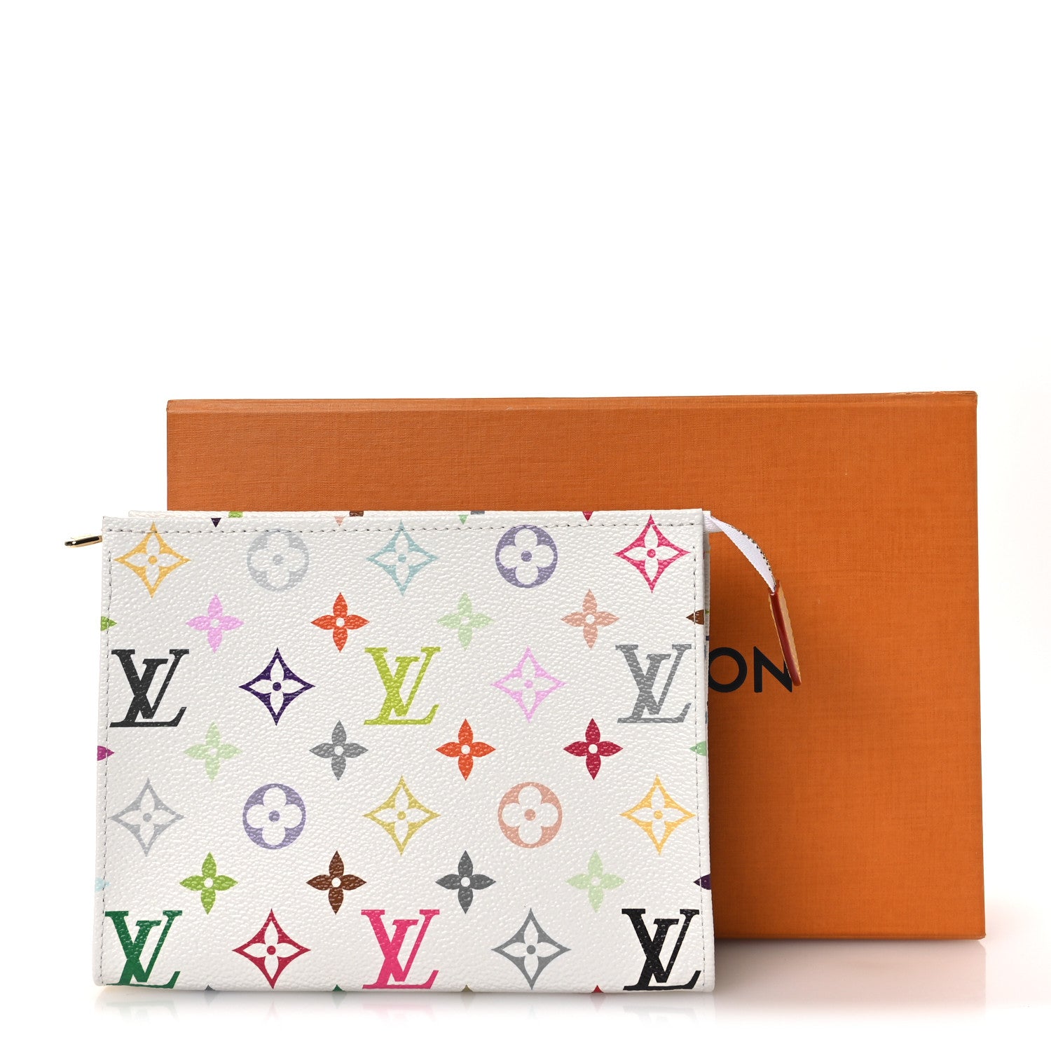 LV X TM Monogram Multicolor Toiletry Pouch 19 White