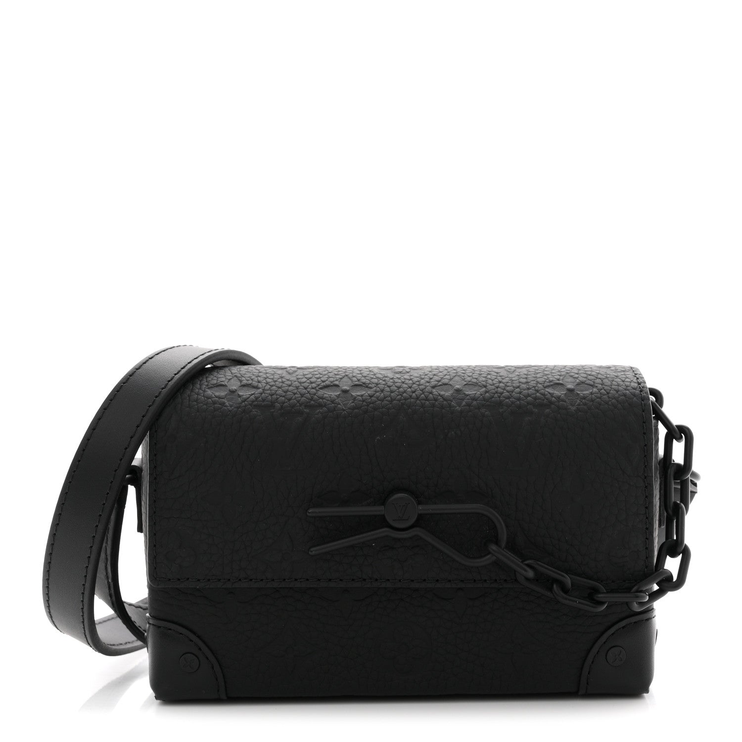 Taurillon Monogram Steamer Wearable Wallet Black