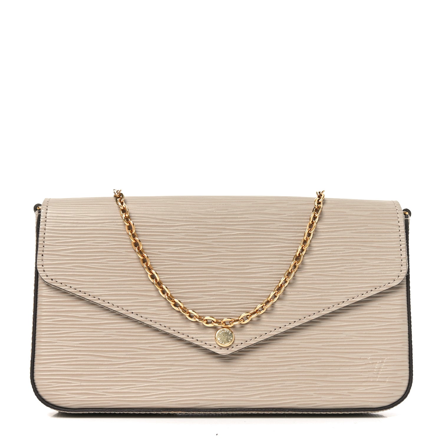 Epi Felicie Pochette Chain Wallet Galet