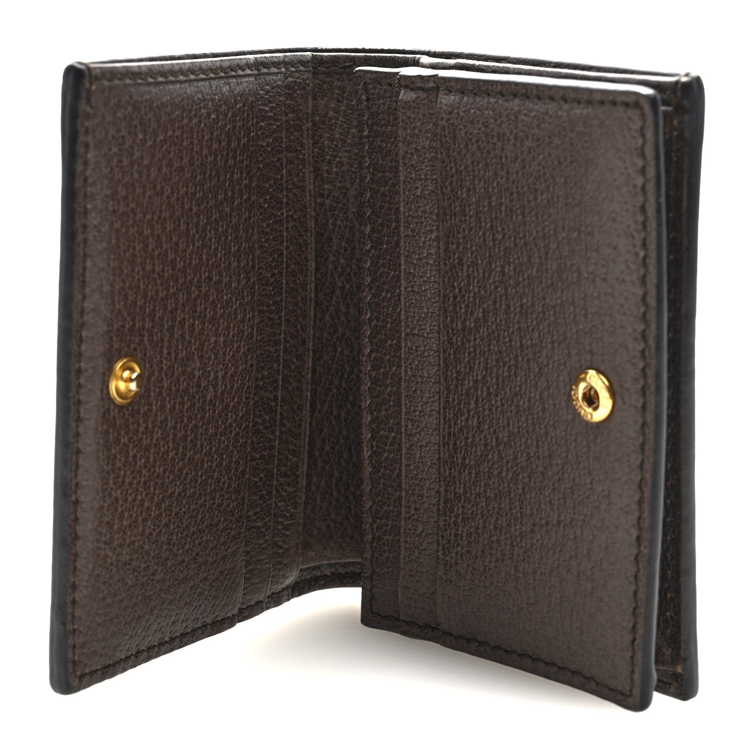 GG Supreme Monogram Web Ophidia Card Case Beige New Acero