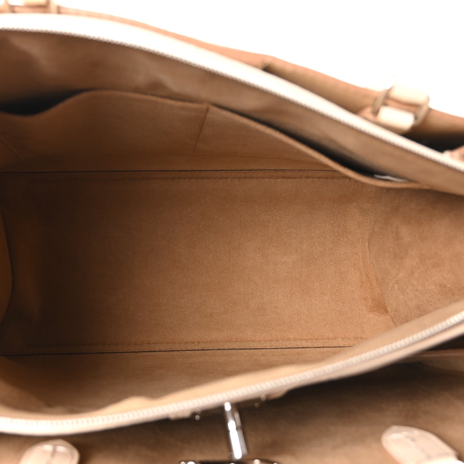 Calfskin Lockmeto Cream Beige