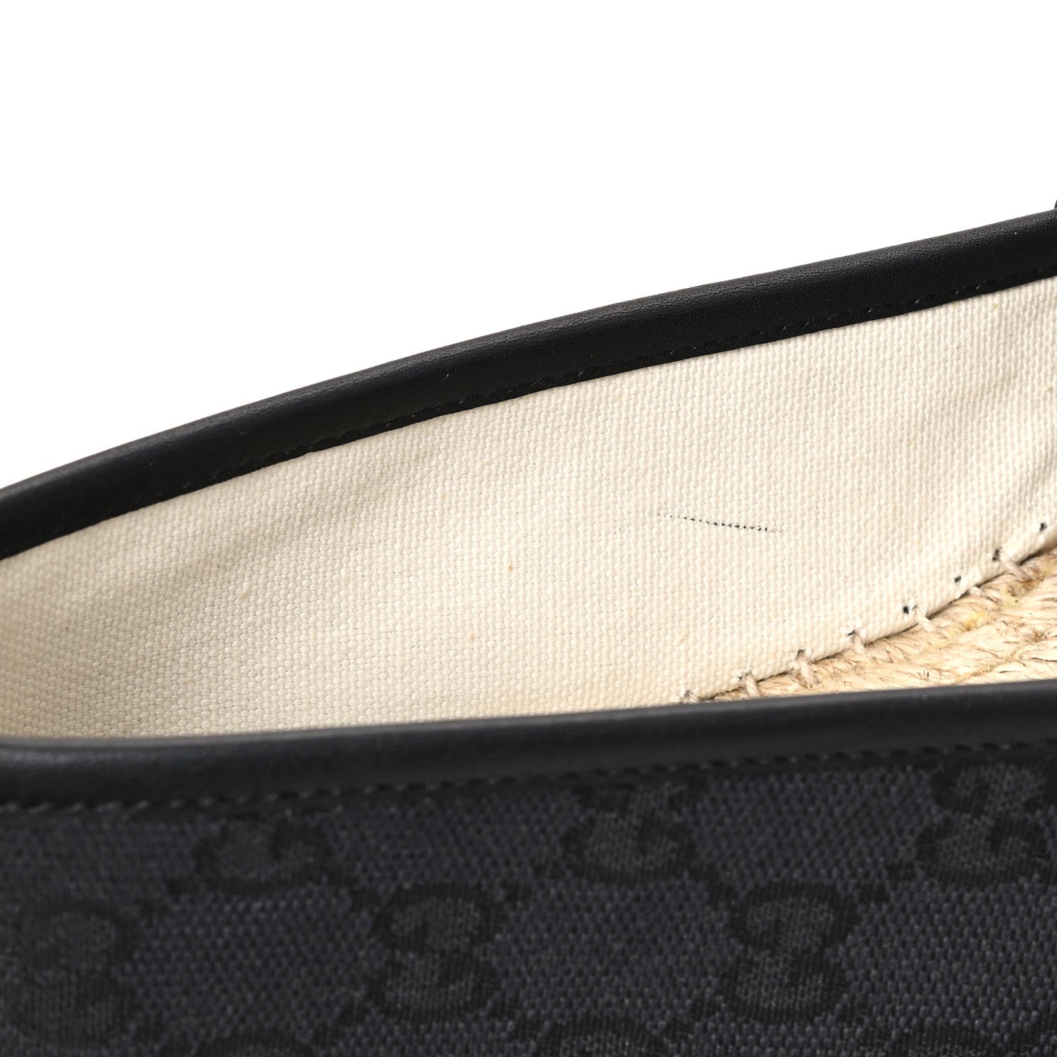 Monogram Espadrilles 40 Black
