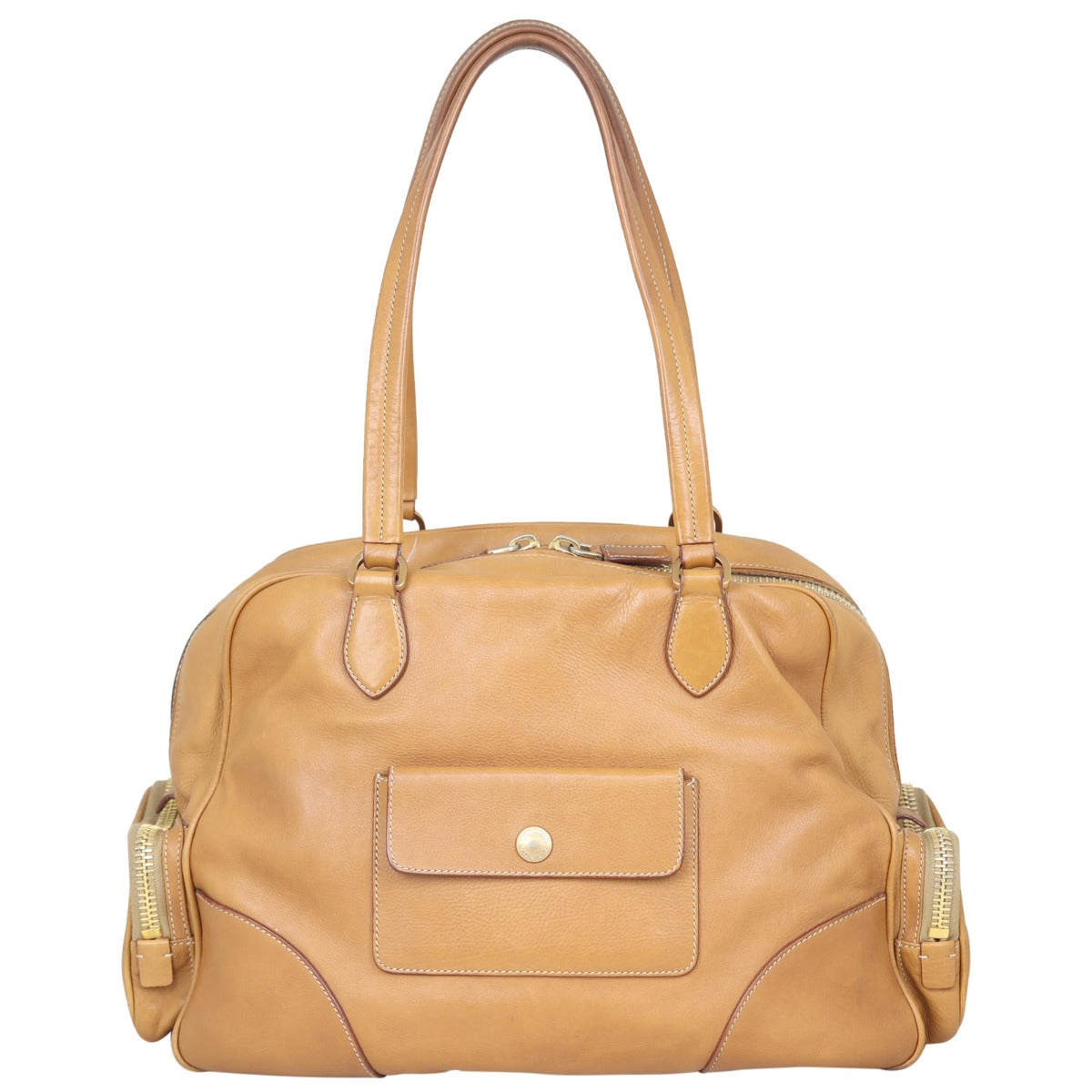 Prada Side Pocket Bauletto Bag