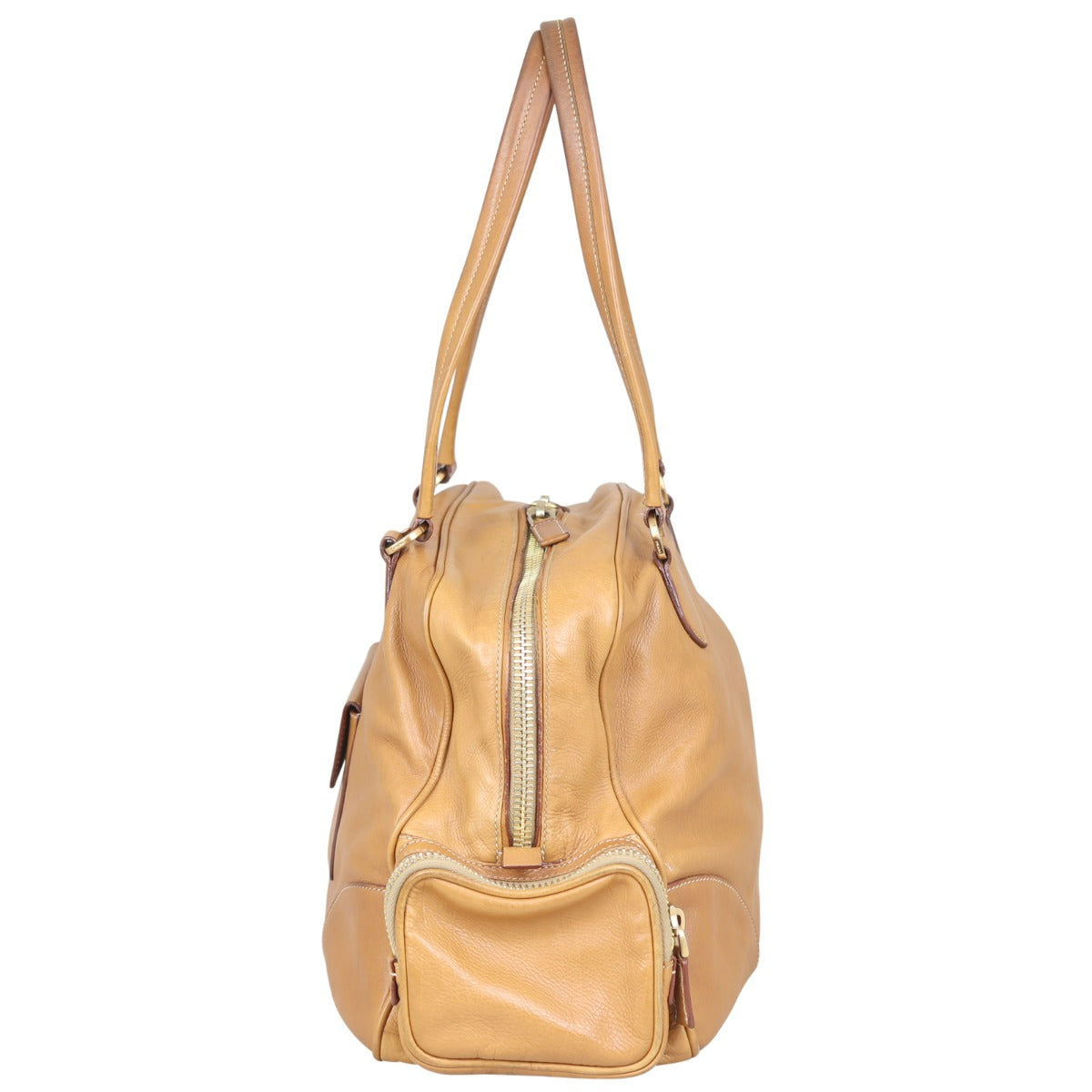 Prada Side Pocket Bauletto Bag