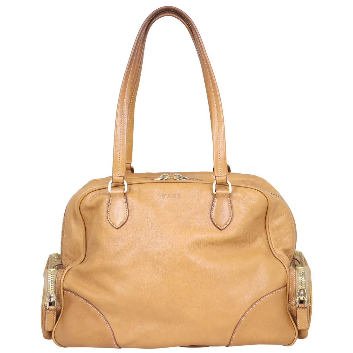 Prada Side Pocket Bauletto Bag