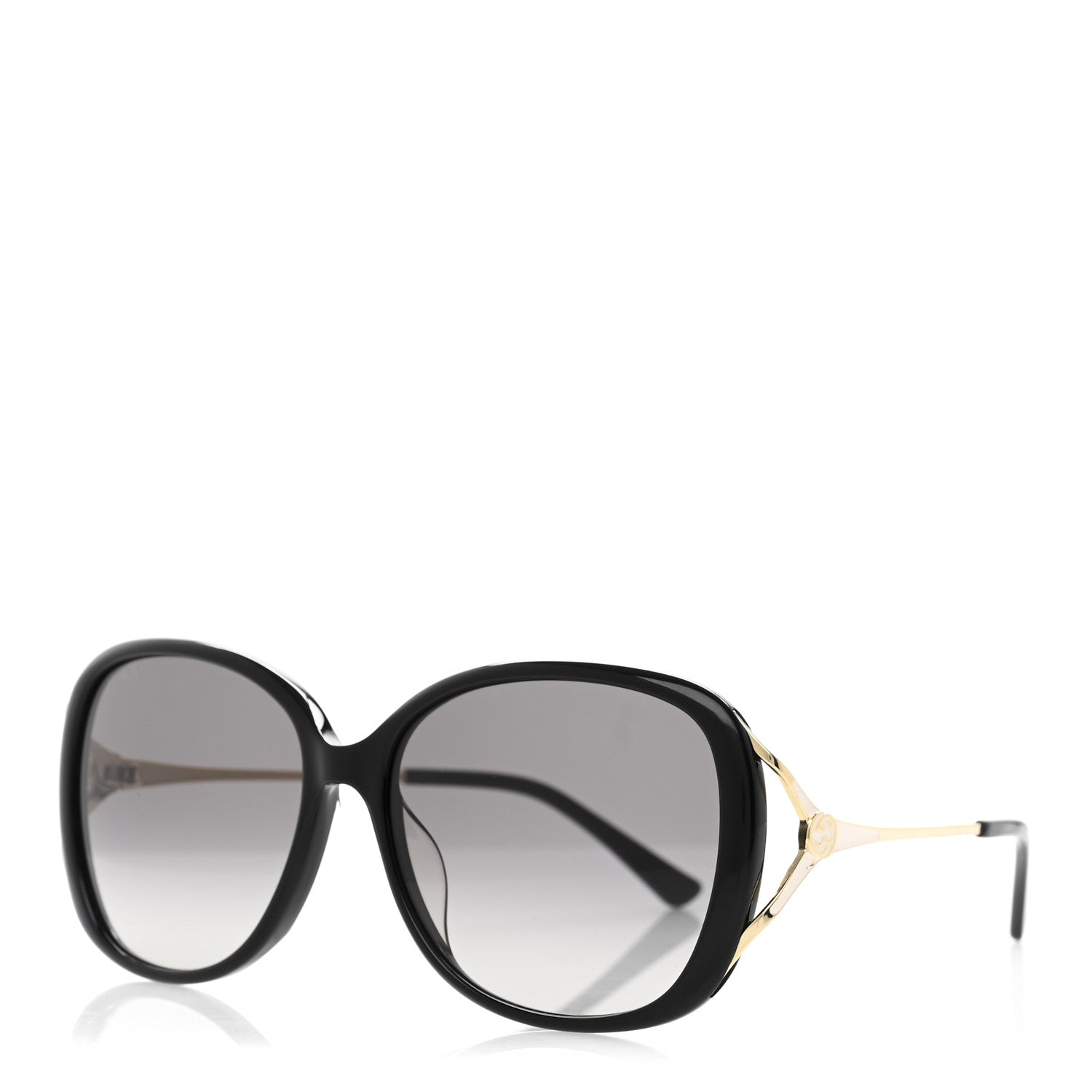 Acetate Metal Oversized Sunglasses GG0649SK Black