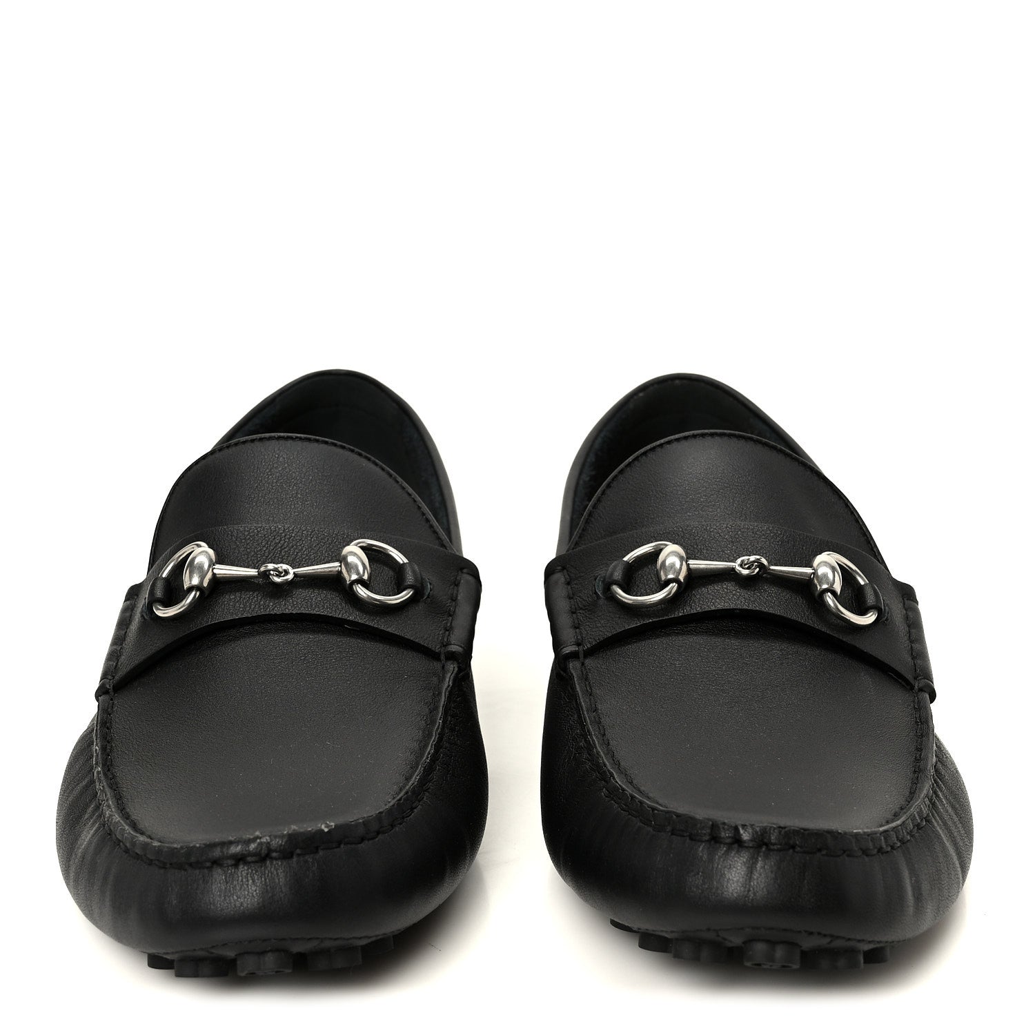 Soft Clove Calfskin Mens Horsebit Driver Loafers 12 Black