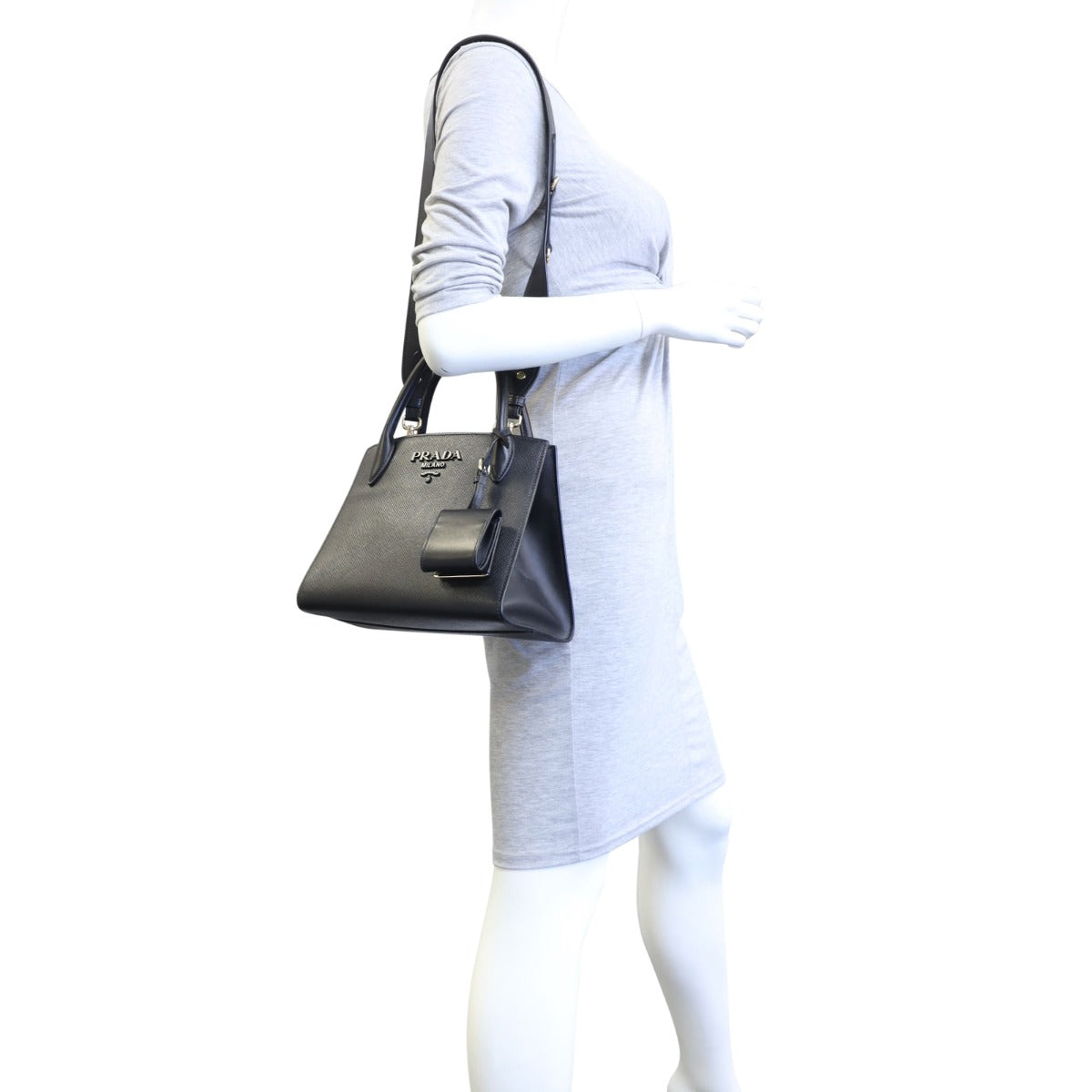 Prada Saffiano Cuir Monochrome Small Bag