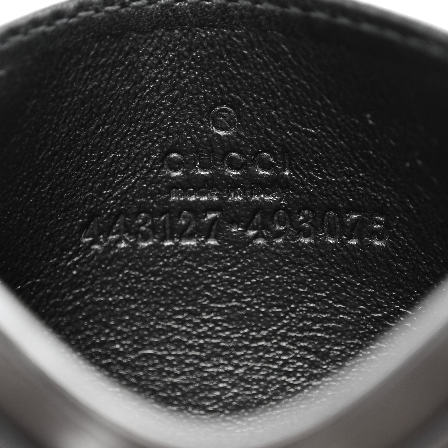 Calfskin Matelasse GG Marmont Card Holder Black