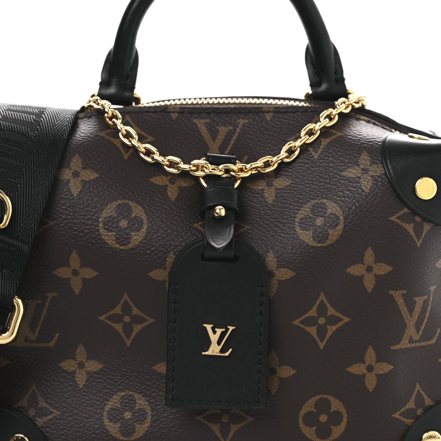 Monogram Petite Malle Souple Black