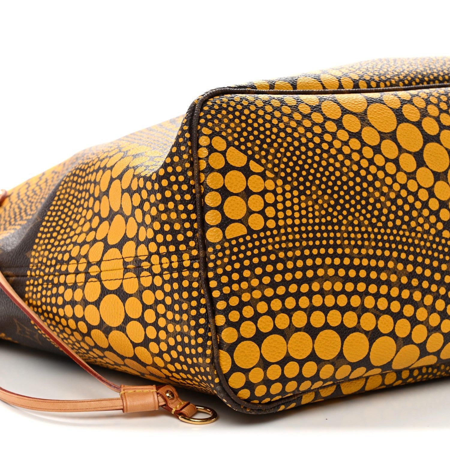 Monogram Kusama Waves Neverfull MM Yellow
