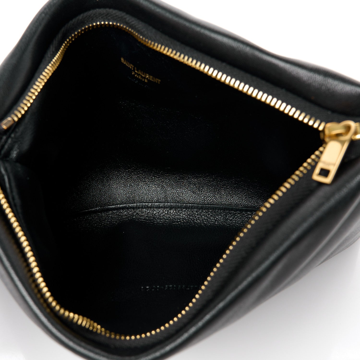 Lambskin Small Calypso Pouch Black