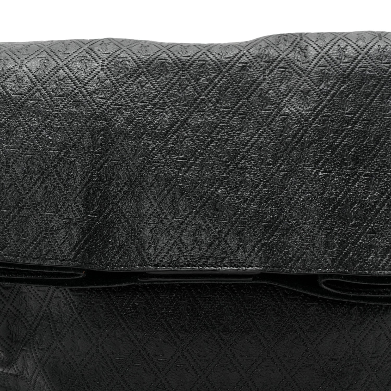 Calfskin Monogram Deli Paper Bag  Vintage Black
