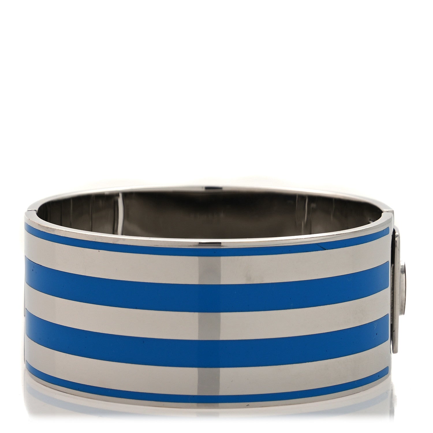 X ADIDAS Metal Enamel Cuff Bracelet S Silver Blue