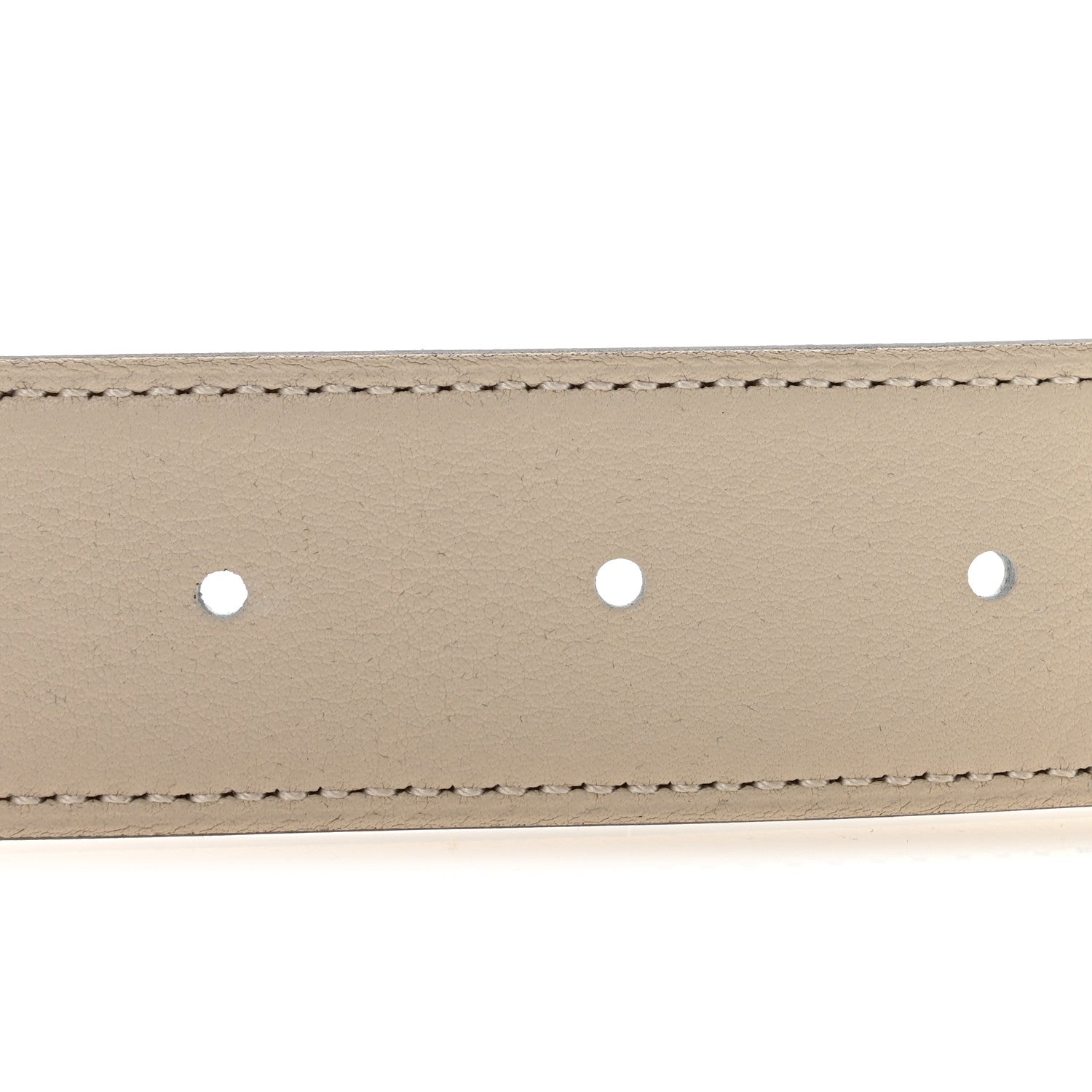 Swift Epsom 32mm Au Carre H Belt 90 36 Craie White