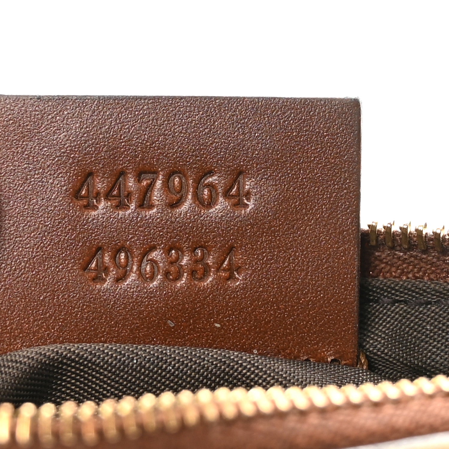 GG Supreme Monogram Key Case Brown