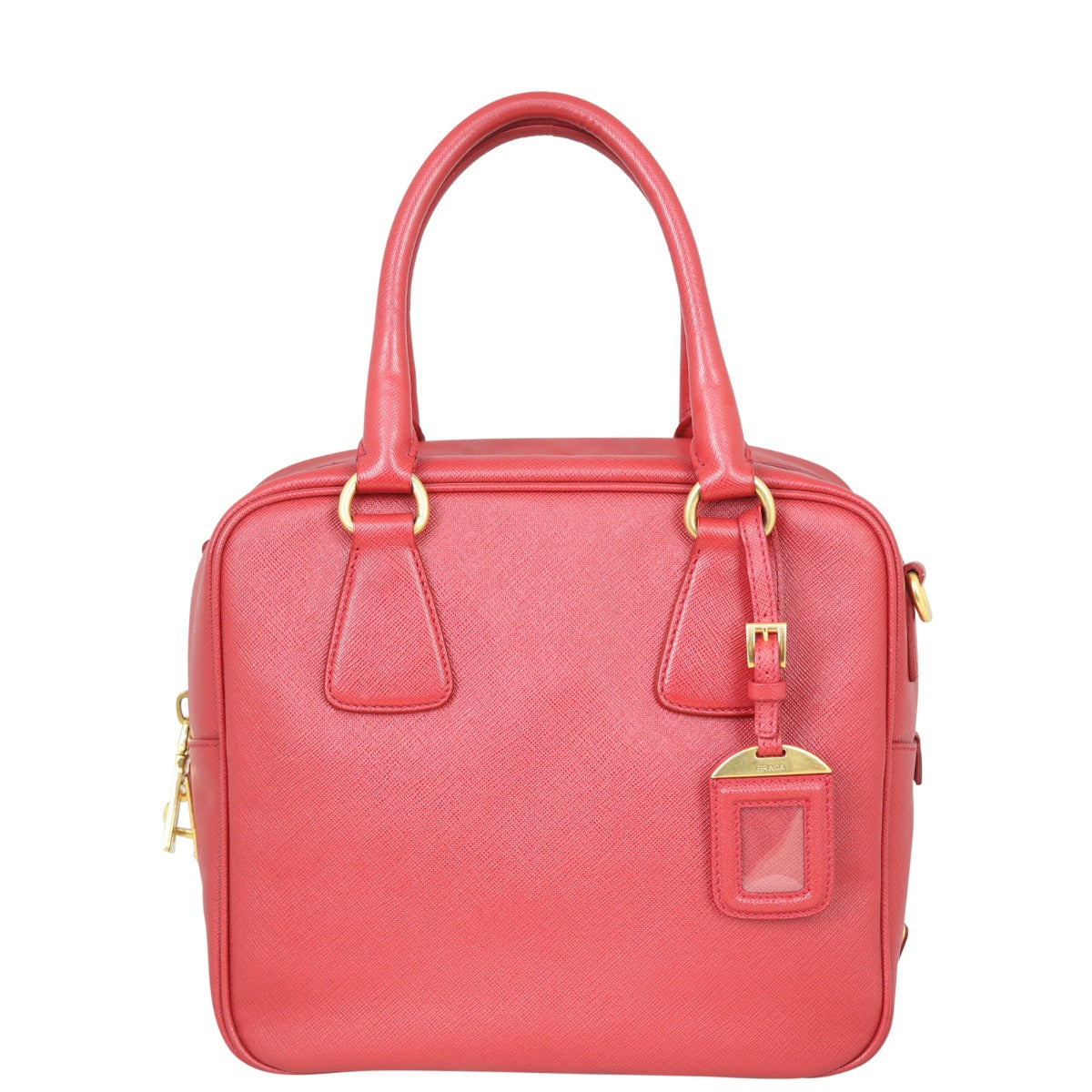 Prada Saffiano Lux Bauletto Bag