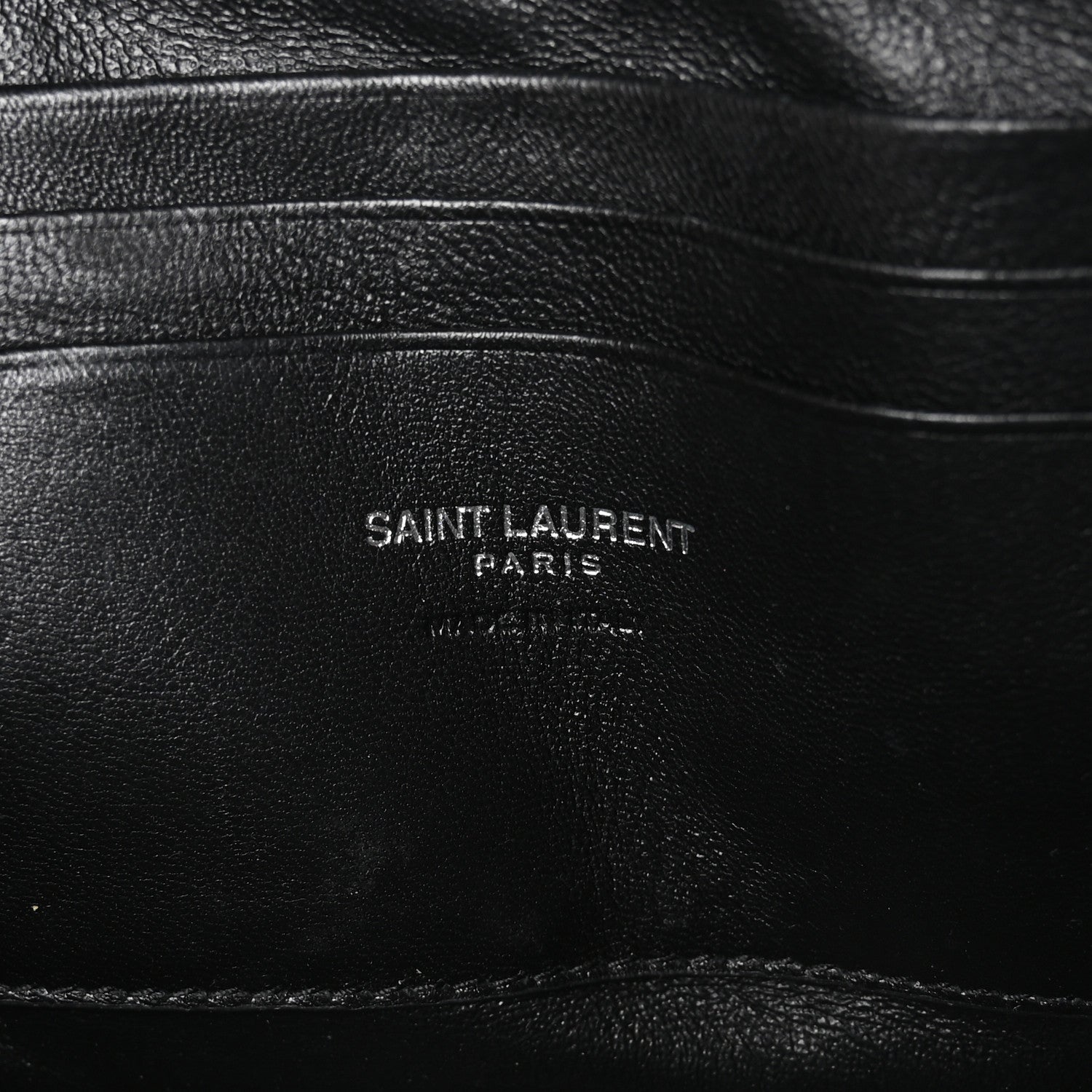 Grain De Poudre Matelasse Monogram Mini Lou Camera Bag Black
