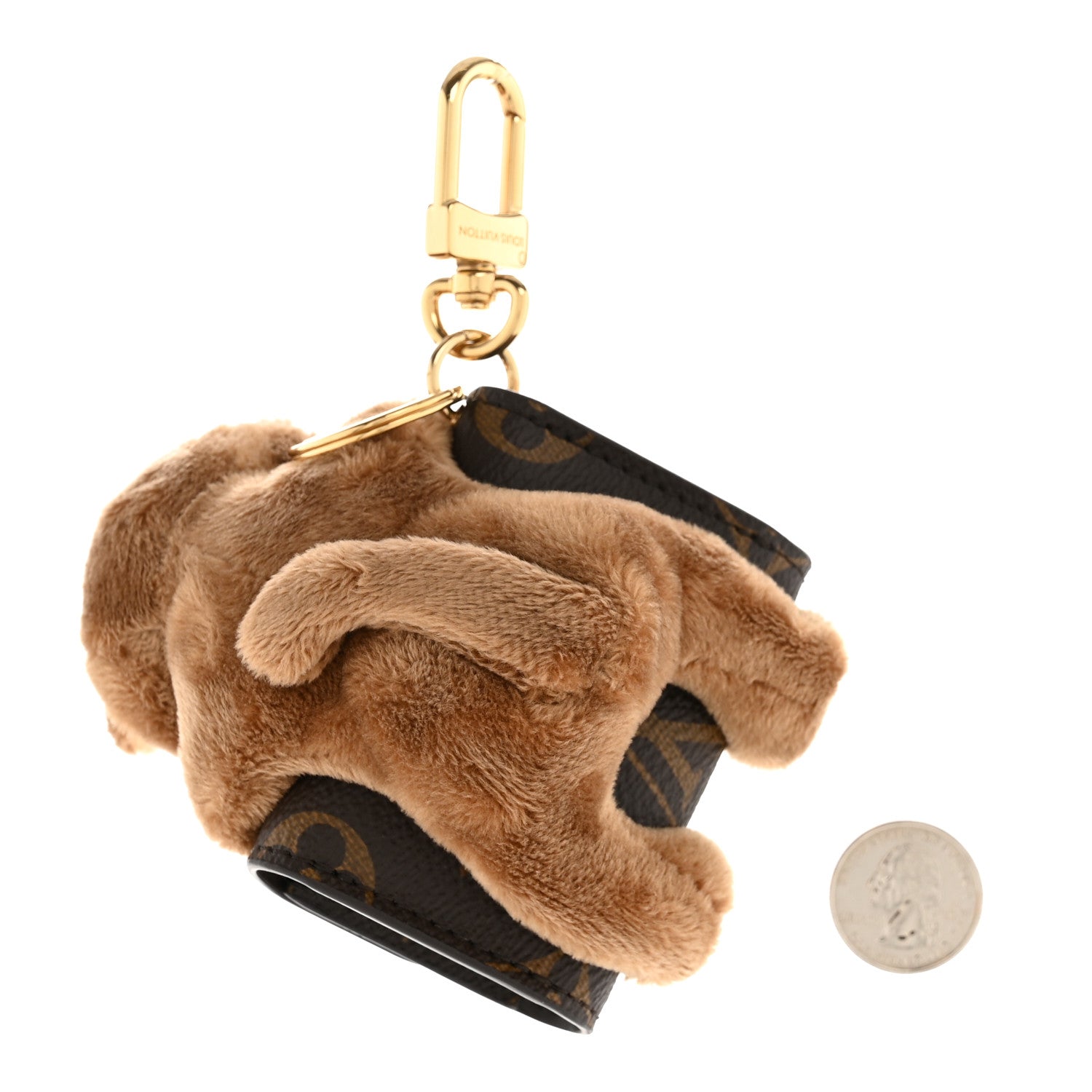 Monogram Cute Cat Pouch Earphones Case
