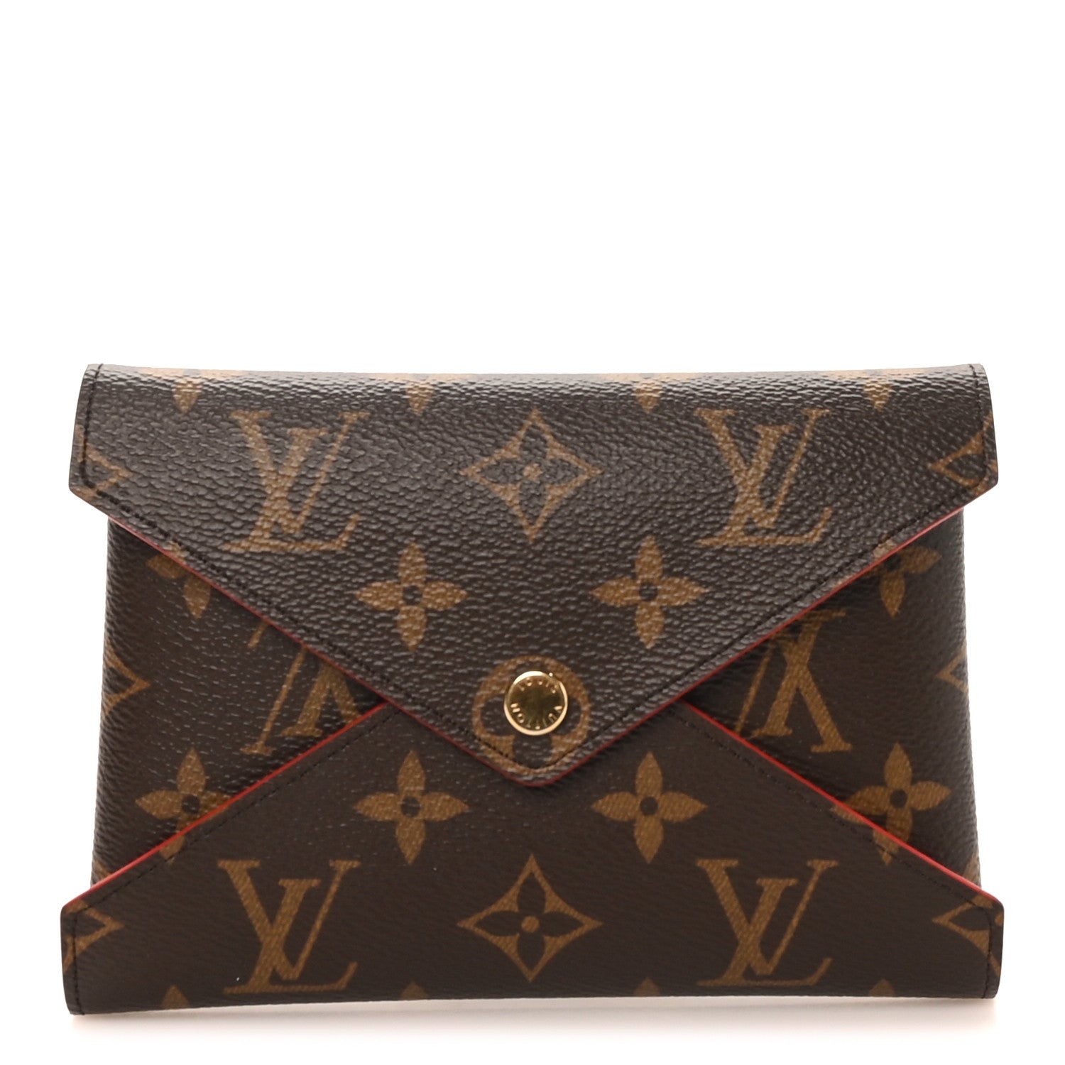 Monogram Medium Kirigami Pochette Insert Coquelicot