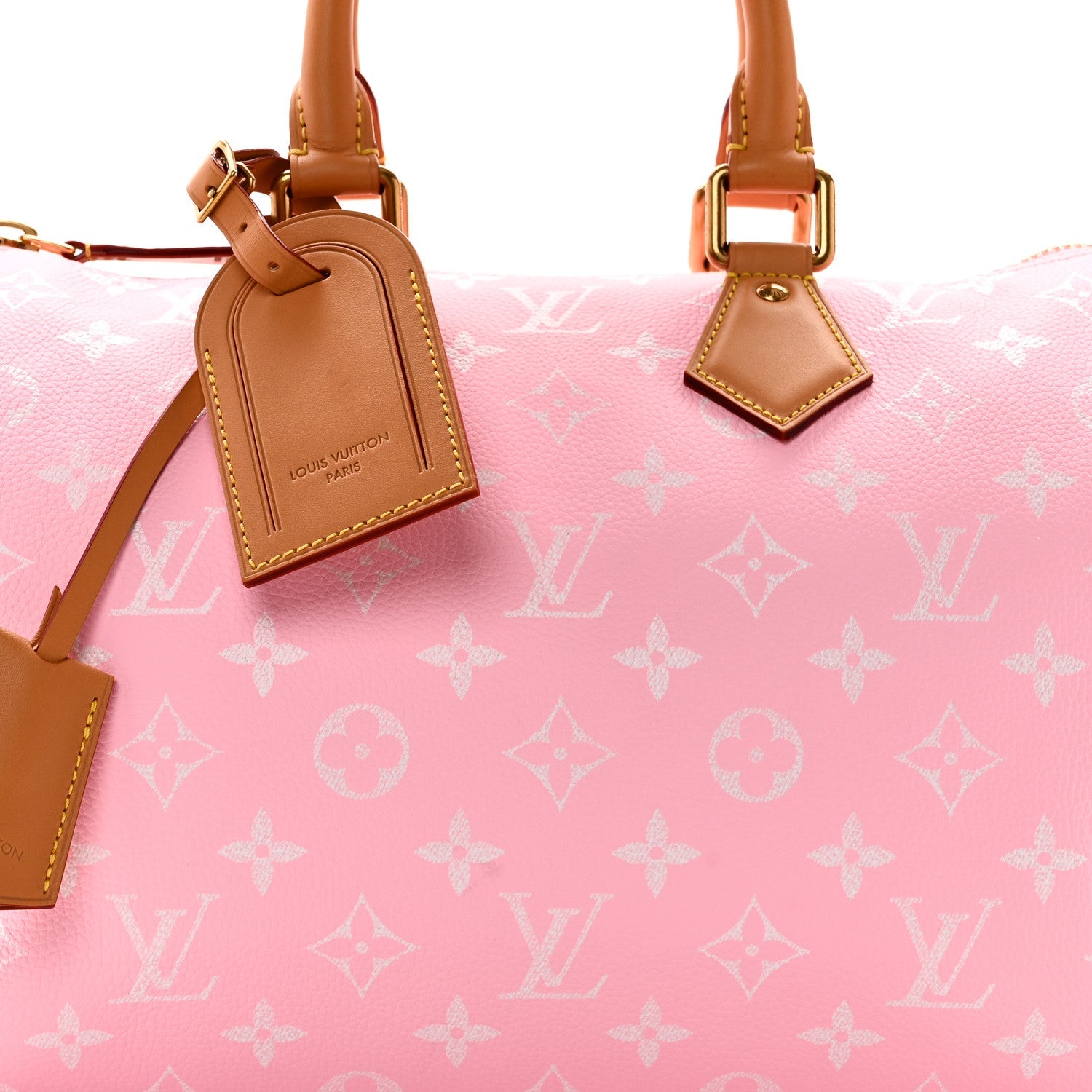 Calfskin Monogram Speedy P9 Bandouliere 30 Candy