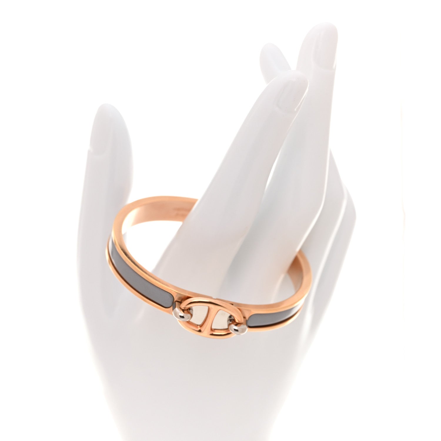 Enamel Mini Clic Chaine d'Ancre Bracelet PM Gris