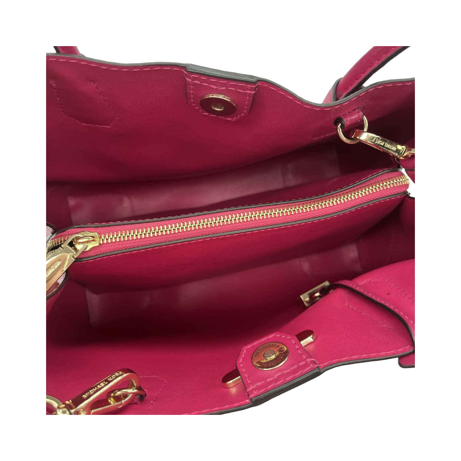 Handbag Designer By Michael Kors In Pink, Size:Medium