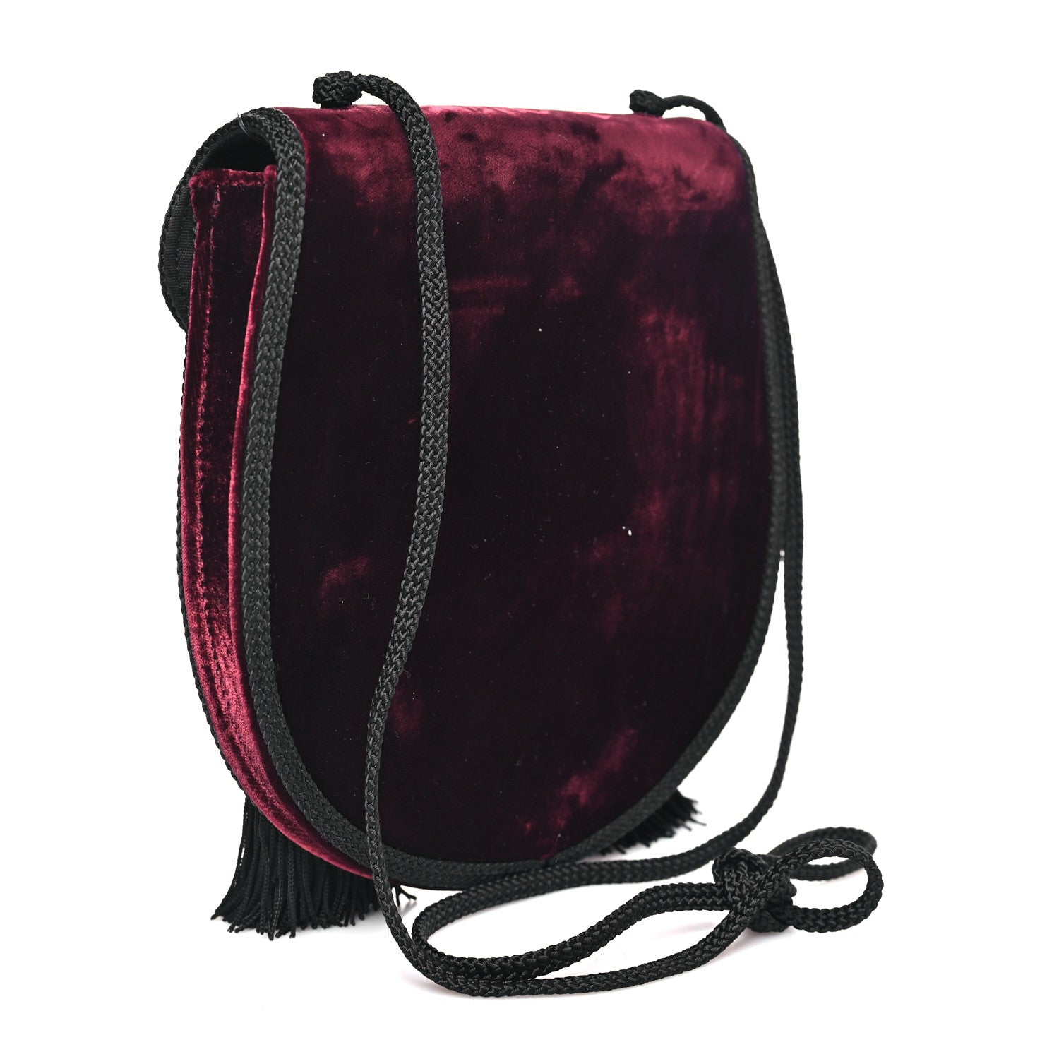 Velvet Opium 2 Crossbody Bag Bordeaux Black