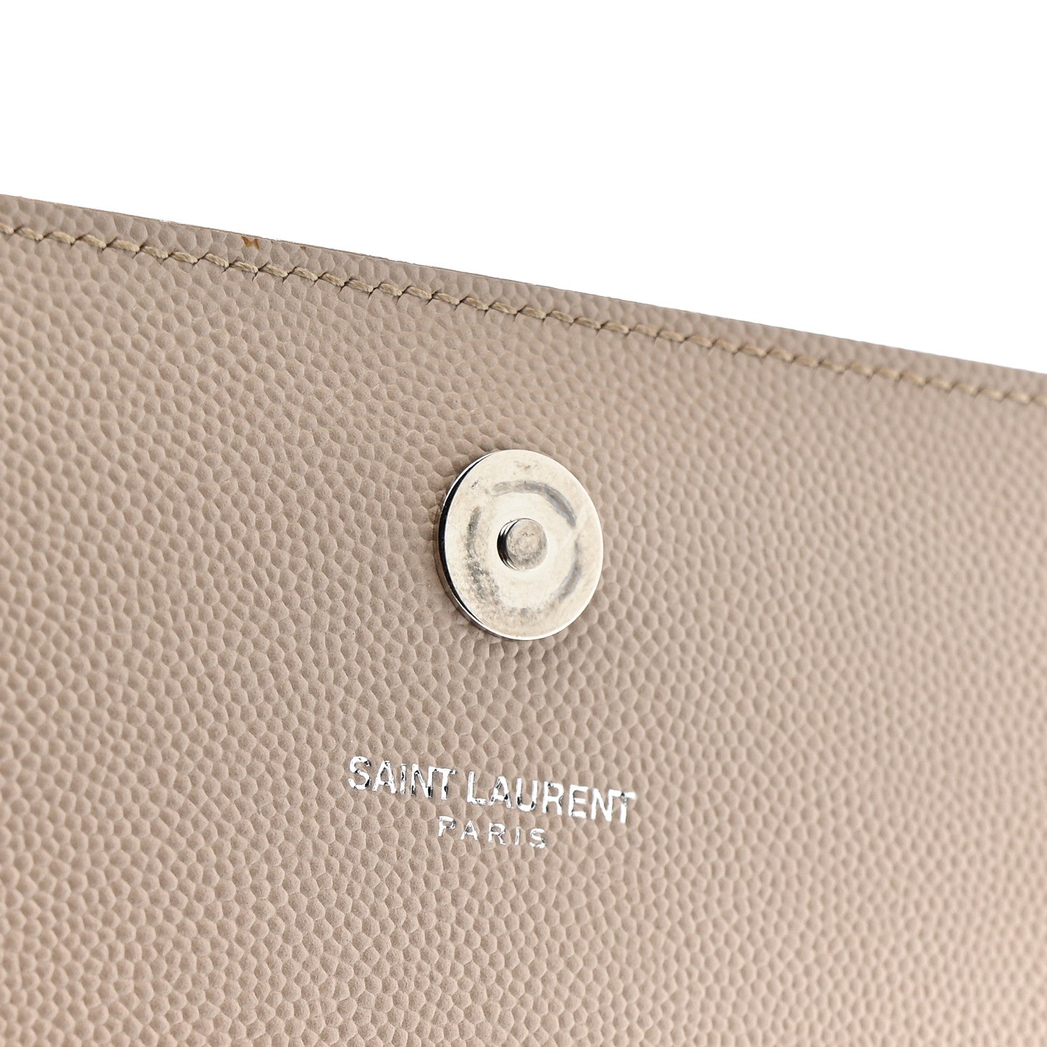 Grain De Poudre Classic Kate Monogram Clutch Nude Powder