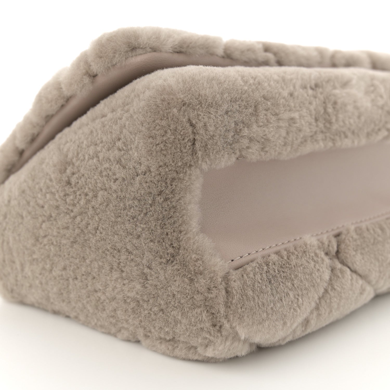 Shearling Malletage Top Handle GO-14 PM Grey